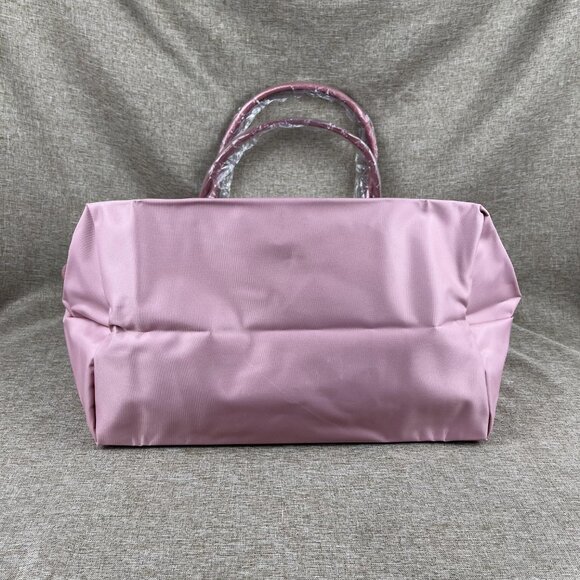 NWT Longchamp Le Pliage Original Large Shoulder Nylon Bag Tote Pink - Picture 7 of 10